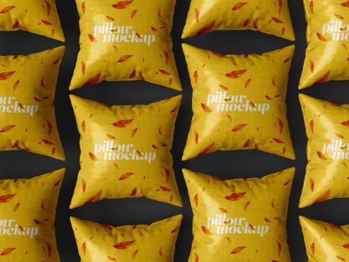 Pillow Mockup Design with Editable Background