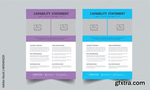 Capability Statement Template Design 6xAI