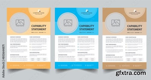 Capability Statement Template Design 6xAI