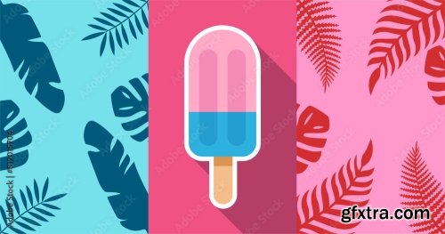 Summer Background Illustration 6xAI