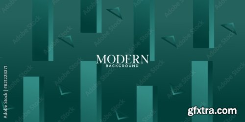 Dark Green Abstract Background 6xAI