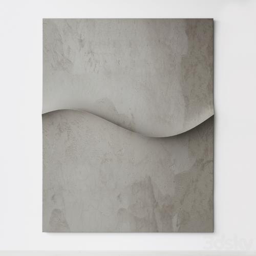 Abstract composition. Relief. Plateau. 34