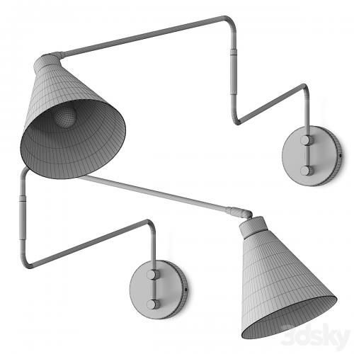 La Redoute Hiba Articulated Metal Wall Lamp