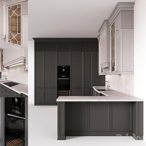 Neoclassical kitchen 28