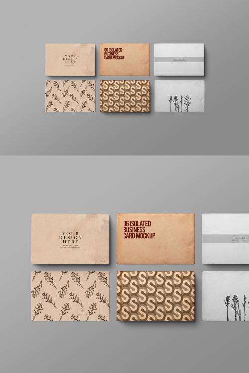 Business Card Mockup 8,5 x 5,5