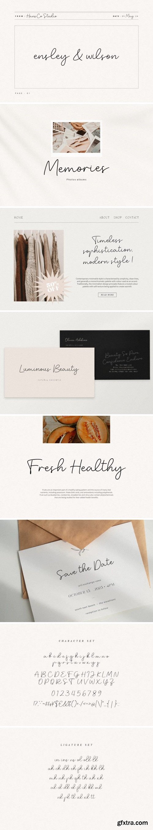 Ensley Wilson Font