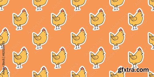 Animal Seamless Pattern 6xAI