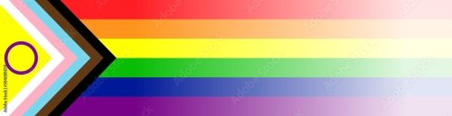 Lgbtq Pride Flag Vector Retro Style 6xAI