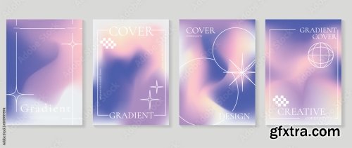 Fluid Gradient Background Vector 6xAI