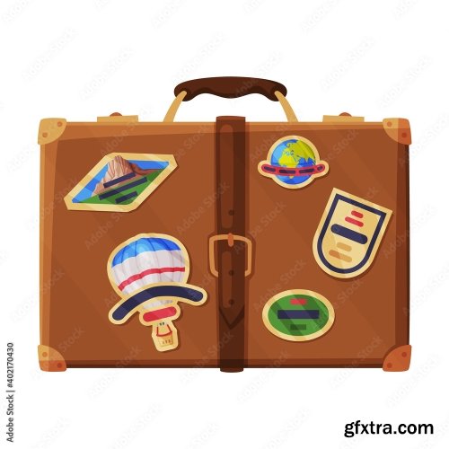 Luggage Bag As Travel 6xAI