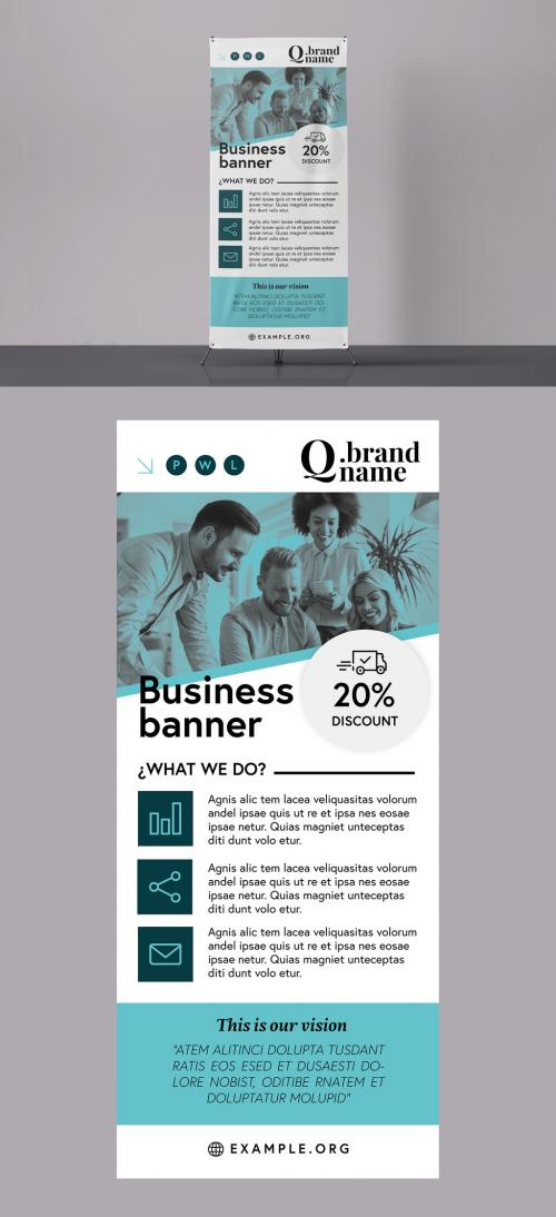 Business Rollup Banner Layout