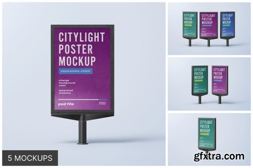 City Advertising Mockup Collections 10xPSD