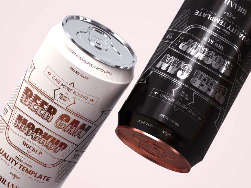 Aluminium Can Bottle Mockup