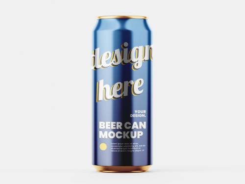 Aluminium Can Bottle Mockup