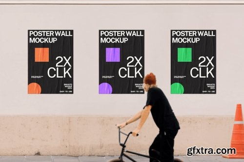 Poster Mockup Collections 9xPSD