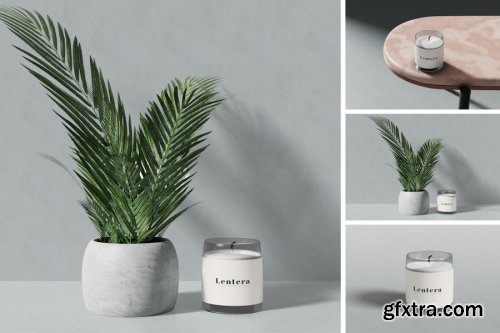 Candle Jar Mockup Collections 13xPSD