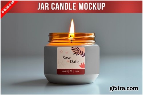 Candle Jar Mockup Collections 13xPSD