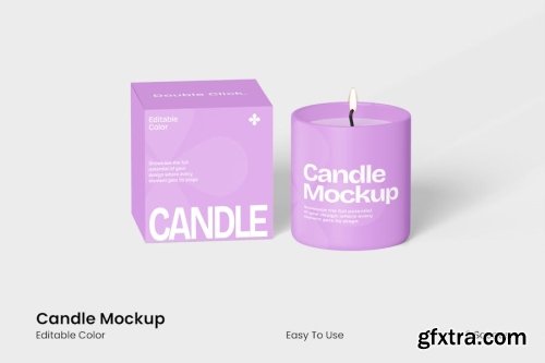 Candle Jar Mockup Collections 13xPSD