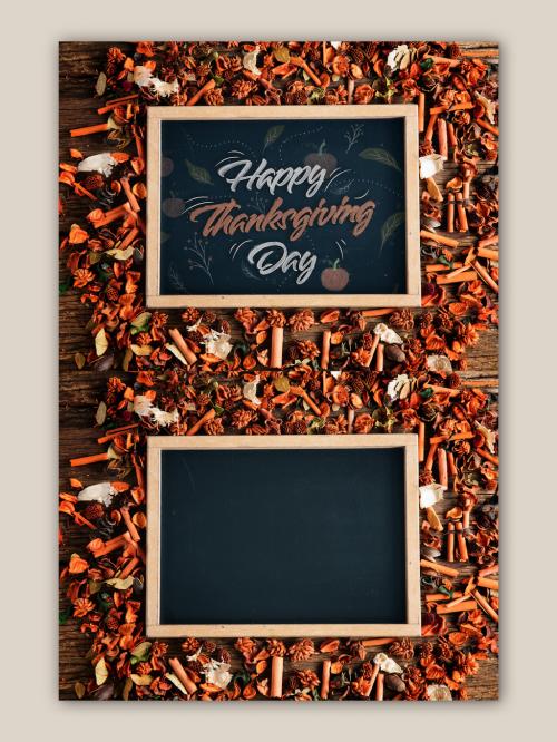 Thanksgiving Chalkboard Mockup