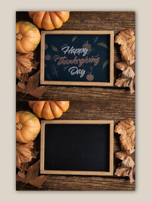 Thanksgiving Chalkboard Mockup