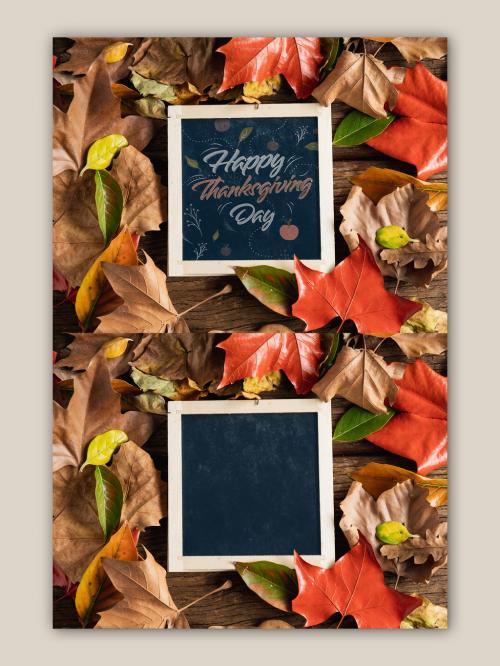 Thanksgiving Chalkboard Mockup