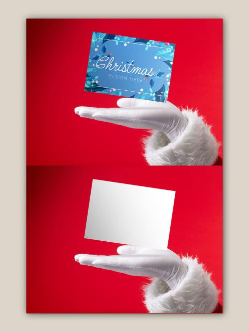 Santa Christmas Card Mockup