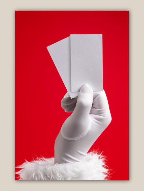 Santa Business Card Mockup