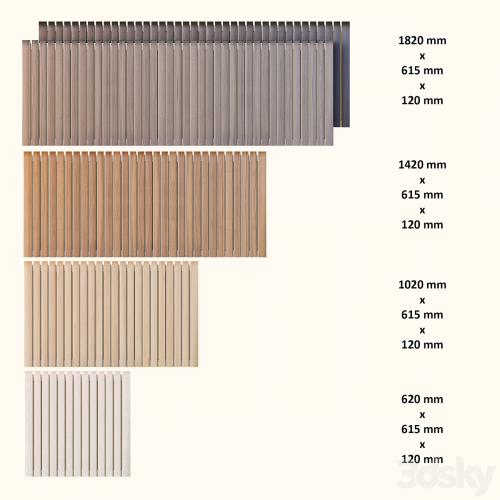 Radius screens for heating radiators