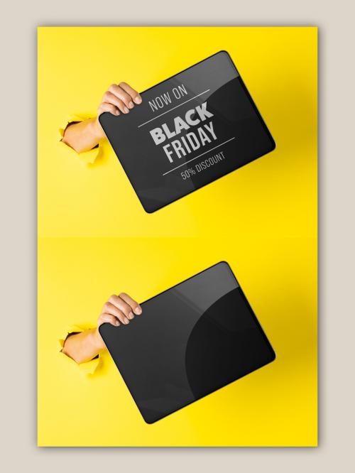 Black Friday Tablet Mockup