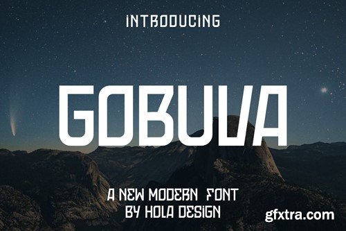 Gobuva - Modern Font APFJ9SZ