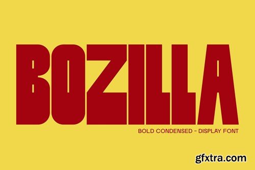 Bozilla - Bold Condensed DWD23KG