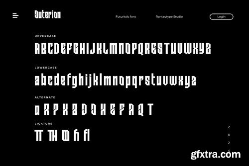 Outerion Futuristic Font JQSEBZQ