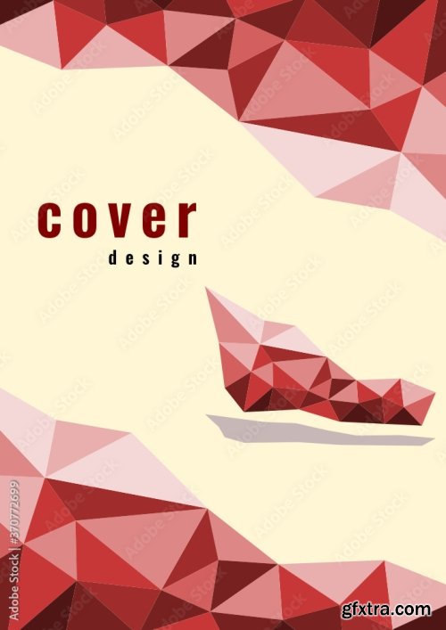 Abstract Low Poly Background 6xSVG