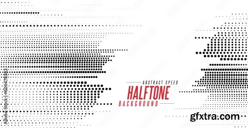 Set Of Seamless Halftone Dot Background 6xAI