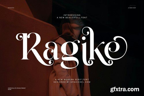 Ragike Elegant Ligature Typeface TWA8NS8