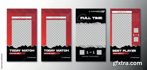 Sport Social Media Post Template 6xAI