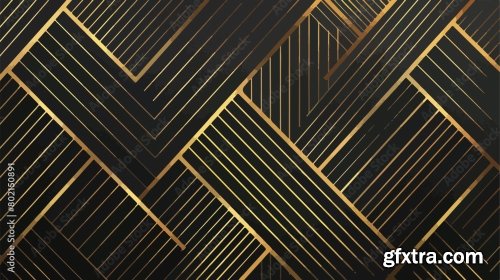 Luxury Illustration Of The Dark Gold Pattern Of Lines 5xAI