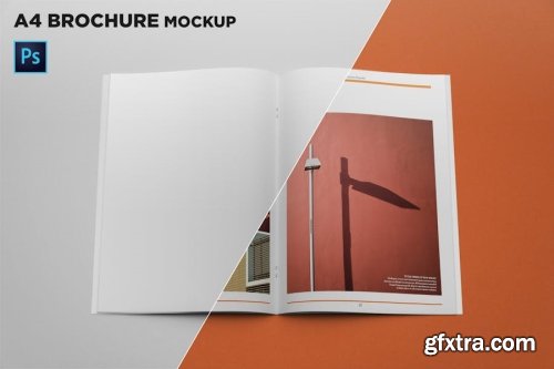 A4 Bifold Mockup Collection 14xPSD