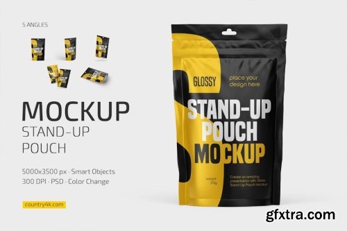 Pouch Mockup Collection 15xPSD
