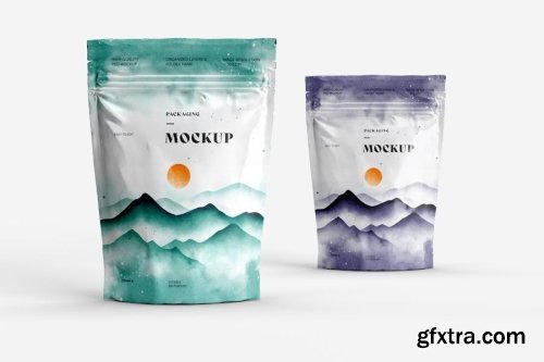 Pouch Mockup Collection 15xPSD
