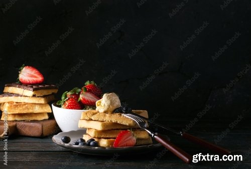 Home Made Belgian Waffles 6xJPEG
