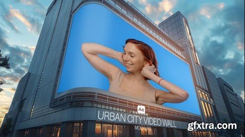 Videohive Urban City Video Wall Mockups 52356854
