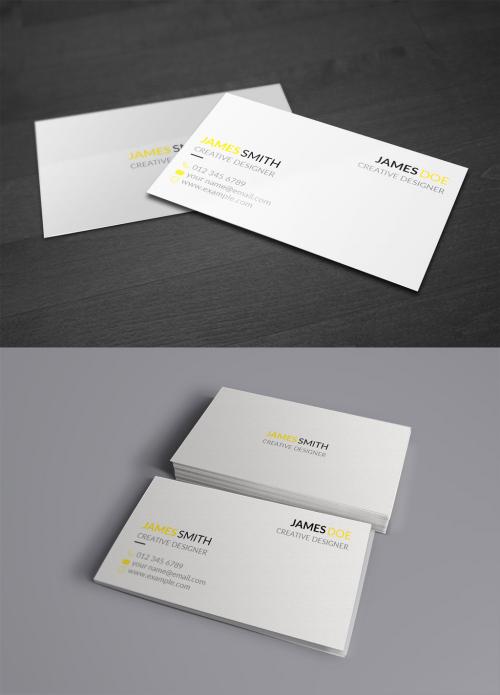 Orange Business Card