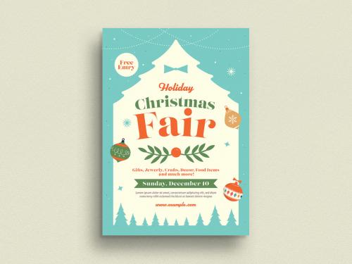 Holiday Christmas Fair Event Flyer