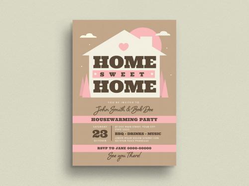 House Warming Invitation Flyer