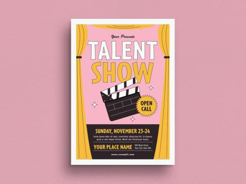 Talent Show Event Flyer