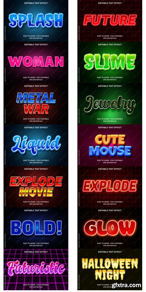 Amazing Vector, Text Effect 530xAI