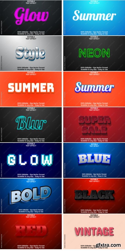 Amazing Vector, Text Effect 530xAI