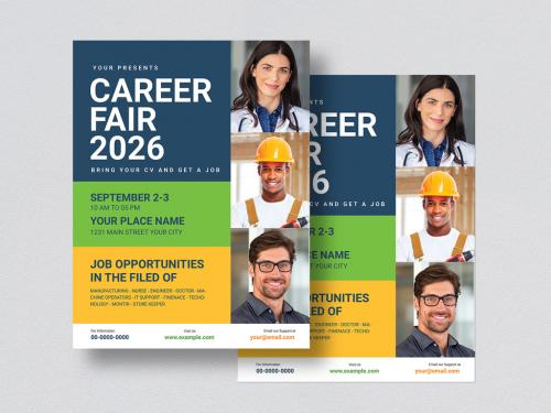 Career Fair Event Flyer