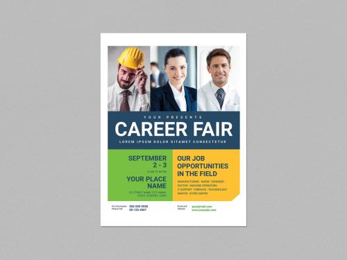 Modern Job Fair Event Flyer